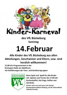 Kinderkarneval beim VfL